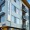 exterior of 206 Apartments with windows and balconies